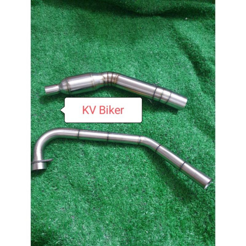 cổ pô TFX - R15V2 inox 304 bầu tổ ong
