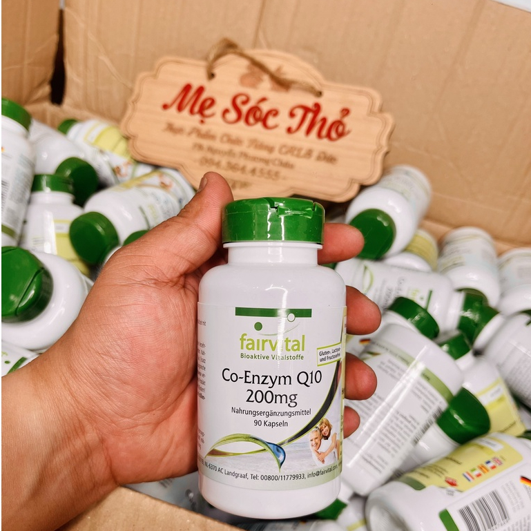 Viên uống Coenzyme Q10 Fairvital - Trẻ Hoá Trứng 200mg 90 viên - nguyenphuongchau