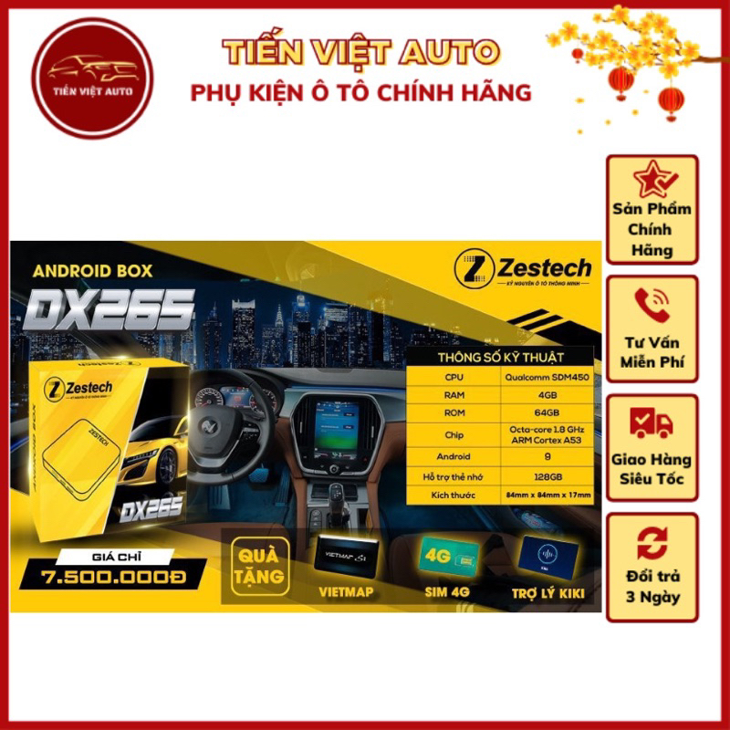 Android Box Zestech DX265 Phiên Bản 2023, Thêm Nhiều Tính Năng Tiện Ích