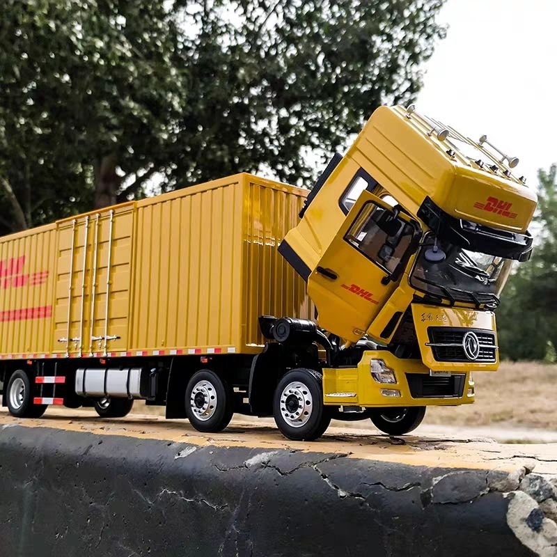 Mô Hình xe tải Dongfeng chuyển phát hợp kim 1:24