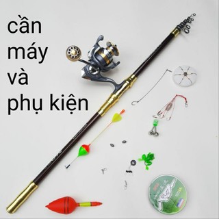 combo bộ cầncâu lụcchất lượng shimano FX-T,máy yumoshi AD 7000,kèm phụ kiện đầy đủ đi câu