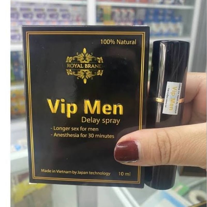 Chai xịt hỗ trợ kéo dài cuộc yêu vip men