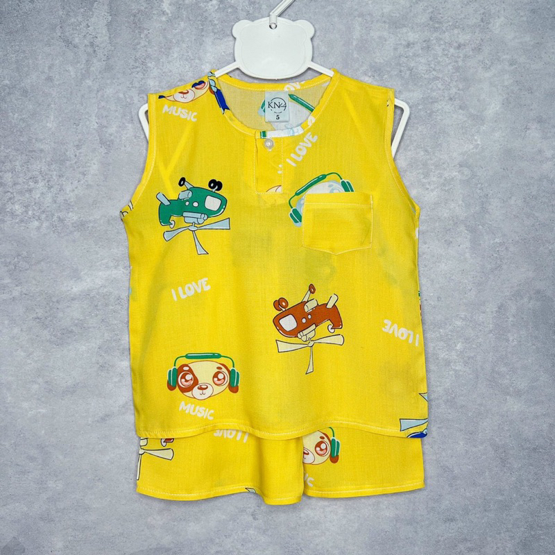 Bộ tole / lanh sát nách bé trai size 8-40kg