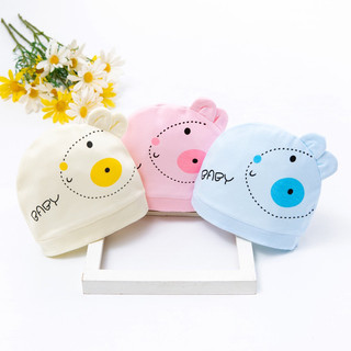 [Chọn mẫu] Mũ nón sơ sinh cotton cho bé 0-3 tháng MS03