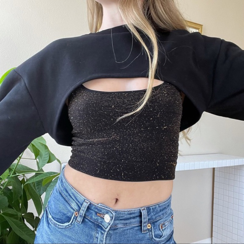 Áo ngắn khoác tay ZARA