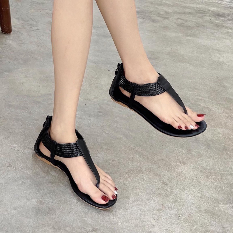 Sandal Kẹp Ngón Da Rắn