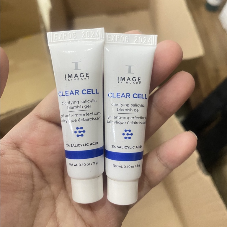 Gel Chấm Mụn, Sưng Đỏ Chứa Image Clear Cell Clarifying Salicylic Blemish Gel, 2% Salicylic Acid + Zinc PCA