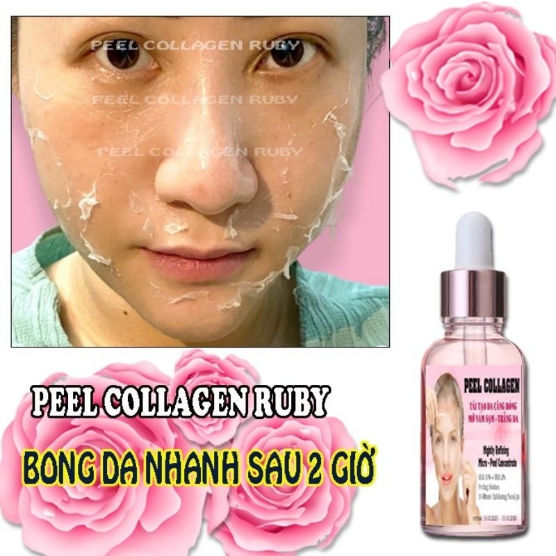 Peel Da Mặt Collagen Cao Cấp Tái Tạo Trắng Da Mờ Thâm Nám Tàn Nhang