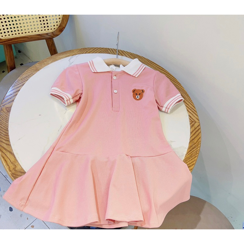 Váy polo bé gái 3 màu cực xinh