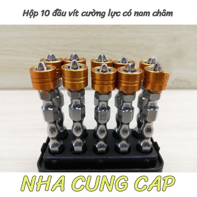 MŨI BẮN VÍT TOTAL THÉP HSS DÀI 65MM