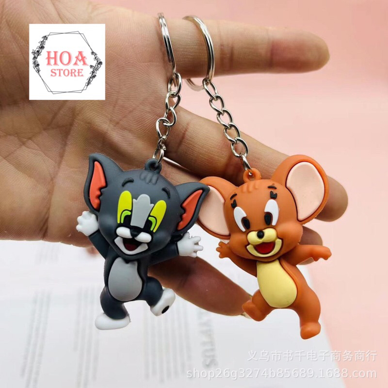 Móc khoá nhân vật hoạt hình TÔM VÀ JERRY cut