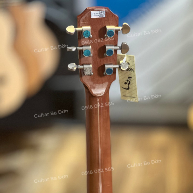 Đàn Guitar Acoustic M400 Ba Đờn, Gỗ Hồng Đào Cao Cấp - Tặng Bao Da, Pick, Capo