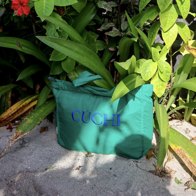 CUCHI BAG — Túi vải thêu Củchi