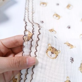 5 Chiếc Khăn Sữa Muslin Cho Bé 2 Lớp Cao Cấp Siêu Mềm (Khăn Muslin)