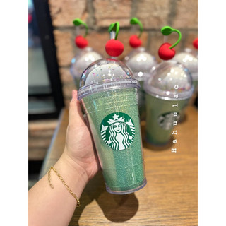 Ly cách nhiệt Cherry Bst từa Korea Starbucks