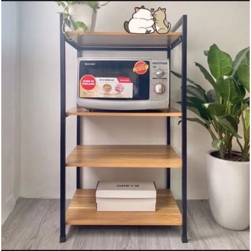 kệ để đồ đa năng. kệ lò ví sóng 4 tầng
