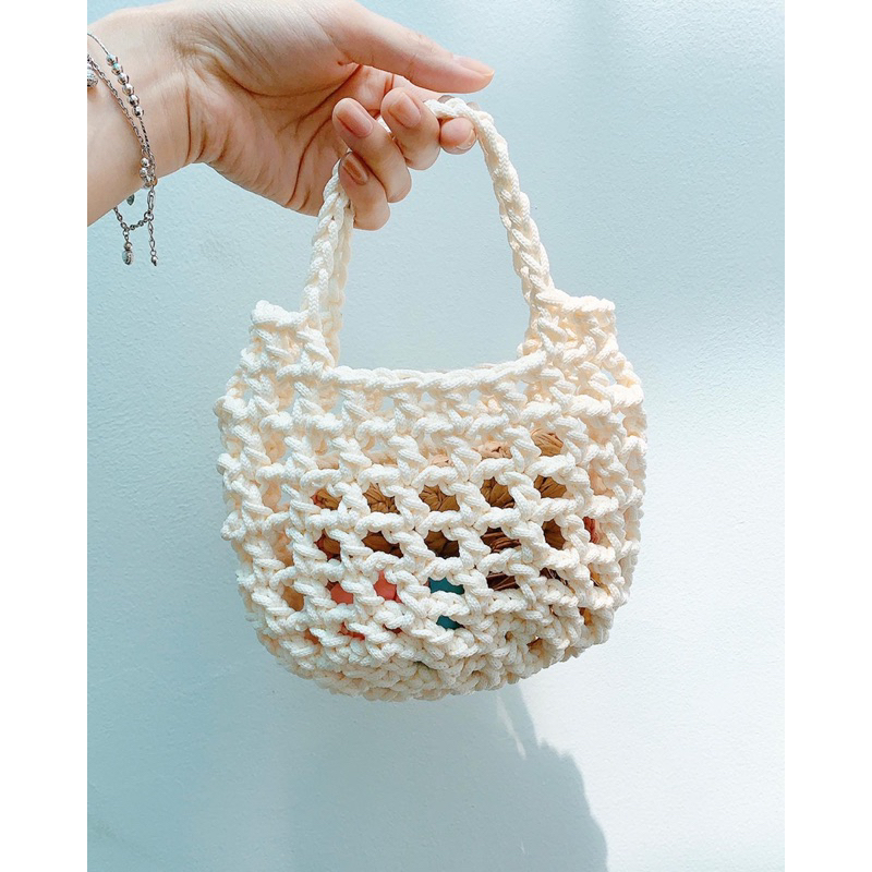 Sợi đan móc túi Chainy Cotton 3mm