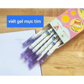 Viết gel mực tím