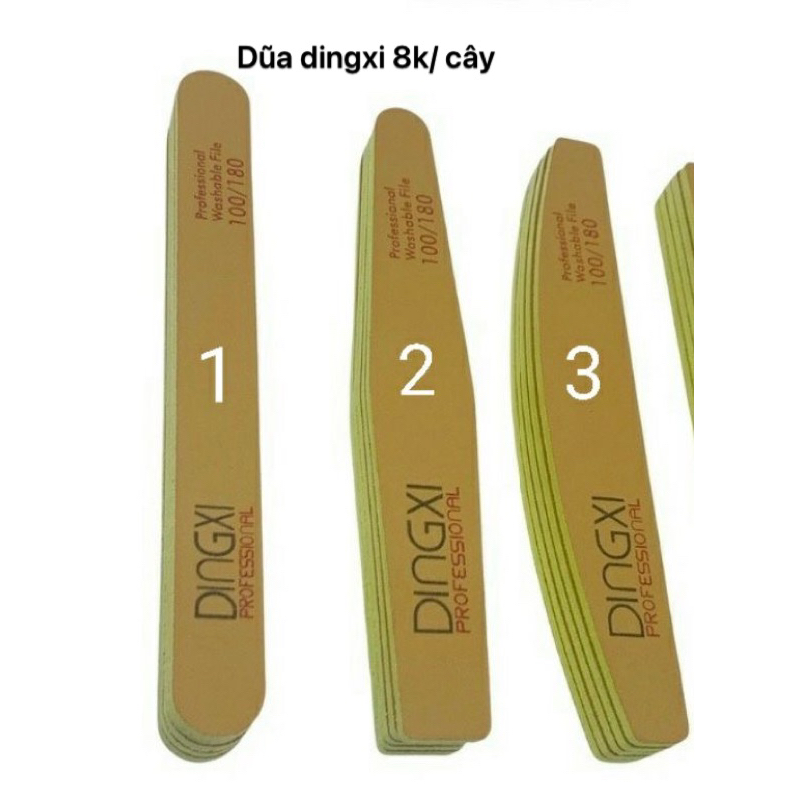 dũa dingxi, dũa da bò, dũa nail, dũa móng tay