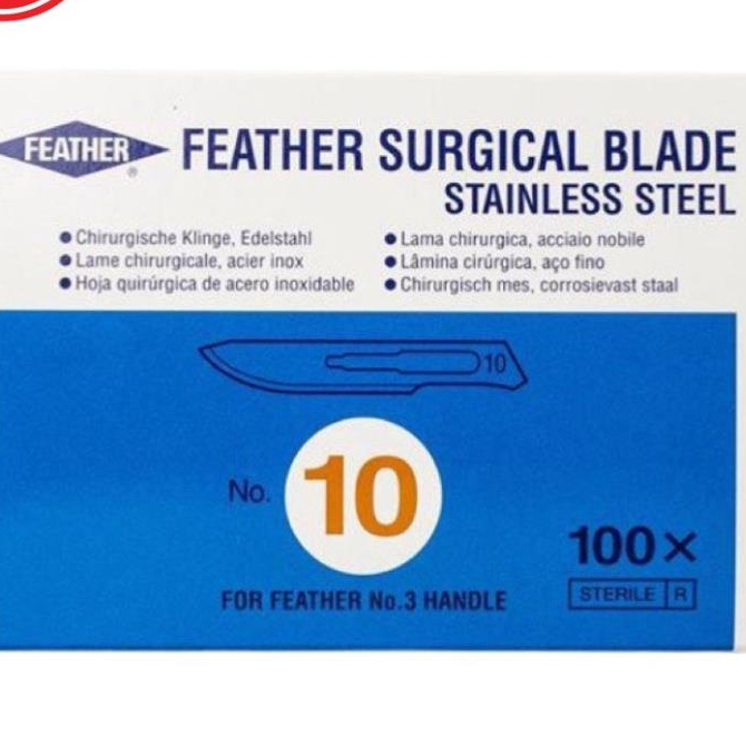 LƯỠI DAO MỔ PHẪU THUẬT NHẬT ( FEATHER ) số 10/11/15/20