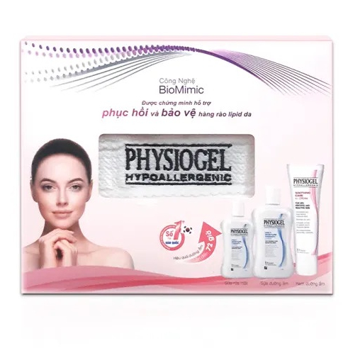 (Hàng Tặng Không Bán) Khăn Mặt 100% Cotton Physiogel Mollis