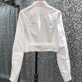 Áo sơ mi dài tay HAGA áo sơ mi croptop SM3L75