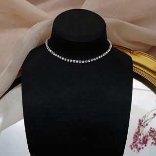 Choker đá 1 hàng ( kèm clip sp do shop tự quay)