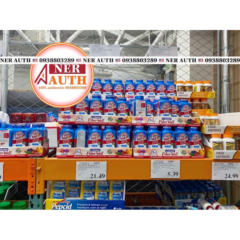 Kẹo dẻo không đường bổ sung chất xơ Fiber Well Gummies 220 viên Mỹ