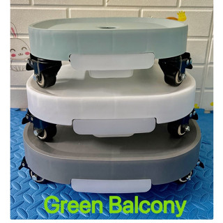  Đế Chậu Cây Đa Năng Có Bánh Sắt Bọc Cao Su Cao Cấp Chịu Tải 100KG Có Khay Hứng Nước Thừa Thông Minh-M07 