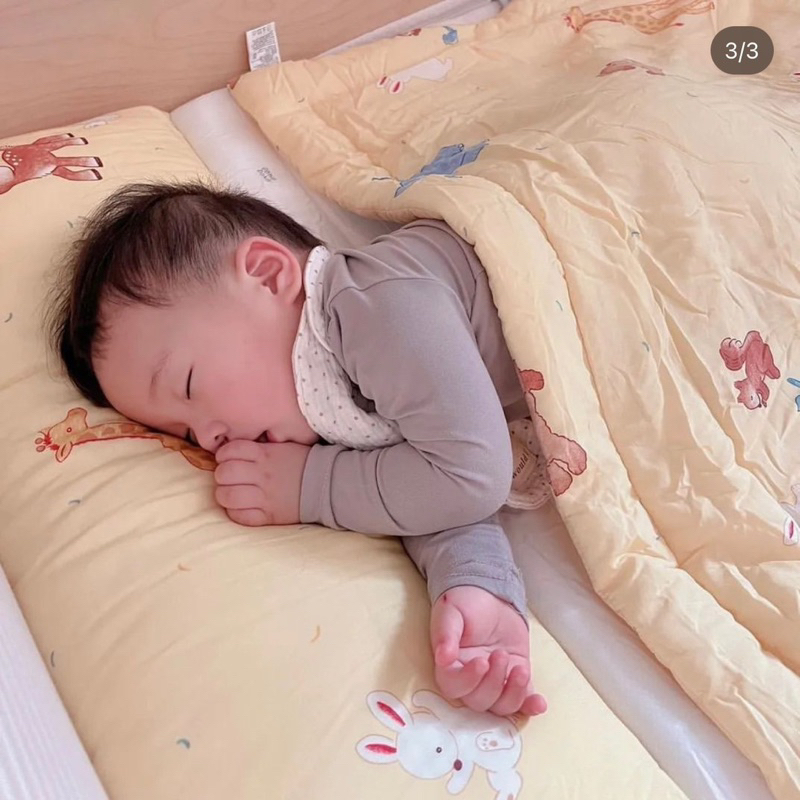 Set nệm chăn gối gấp gọn DonoDono Hàn quốc cho bé đi du lịch hoặc đi học