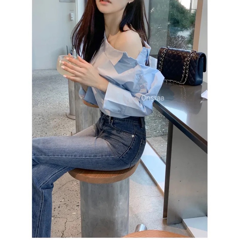 ✅ÁO SƠ MI LỆCH VAI ĐẸP QUÁ ĐẸP☘️HÀNG CHẤT LƯỢNG 💯💯💯💯💯