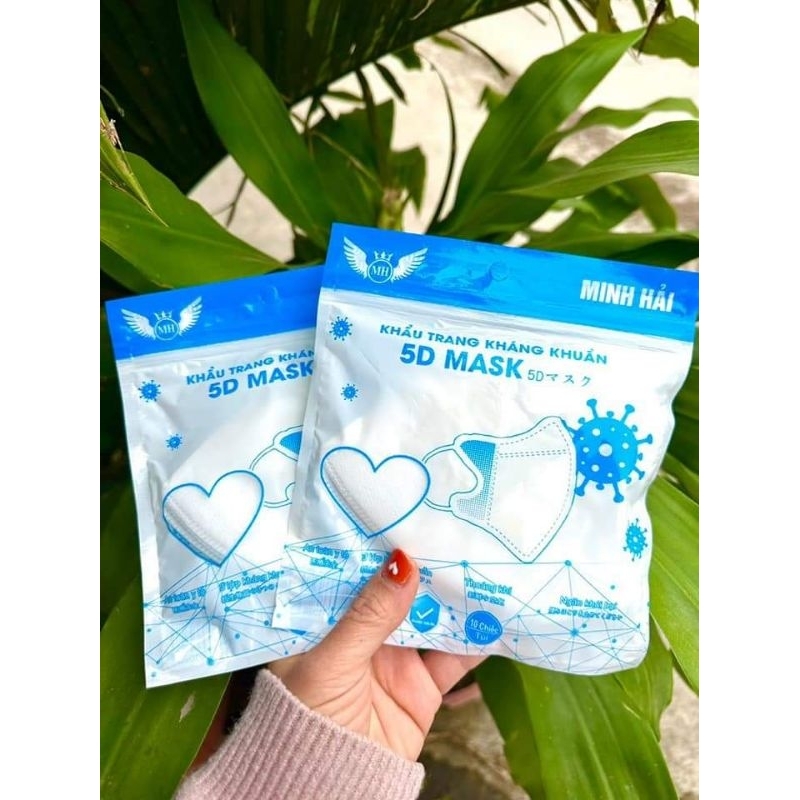 Khẩu trang 5D Mask quai thun (Set 50 chiếc)