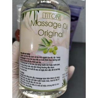 Dầu massage body truyền thống không mùi 500ml .
