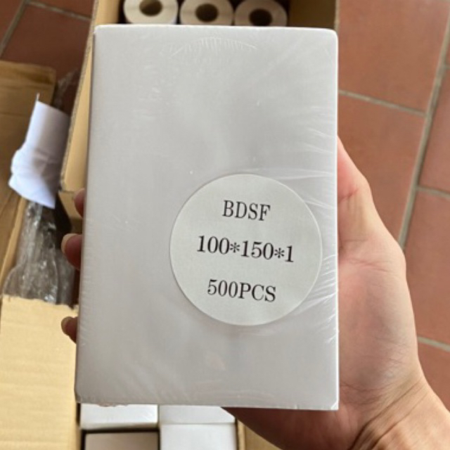 Tệp giấy in 50 tờ A6 100x150mm dùng để in thử máy in