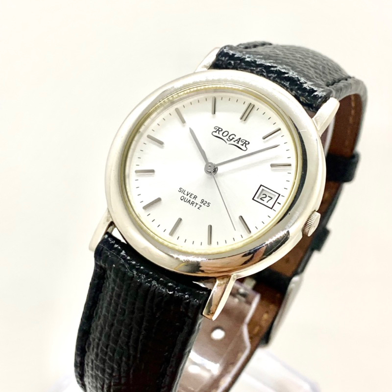 Đồng hồ bạc đúc nam/nữ ROGAR Silver 925