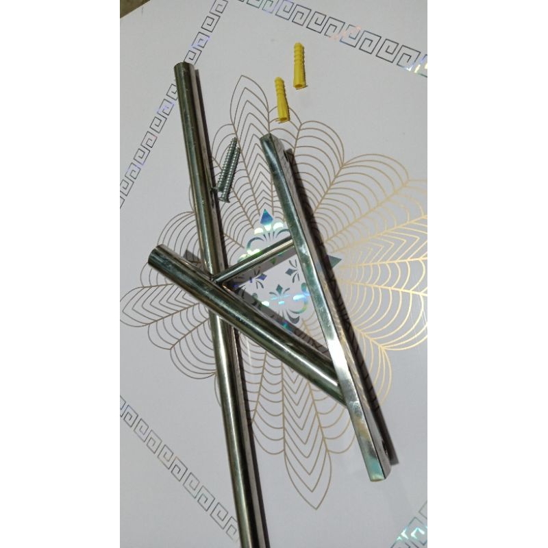 chân cán inox dài120cm kèm chân inox