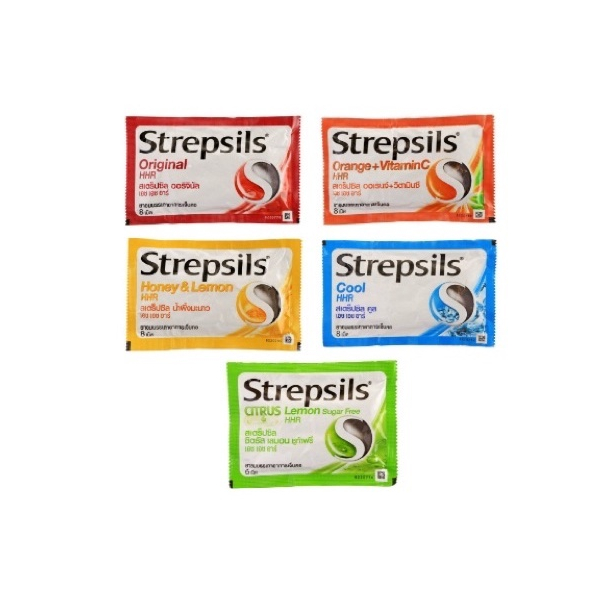 Kẹo ngậm ho đau họng Strepsils-gói 2 viên