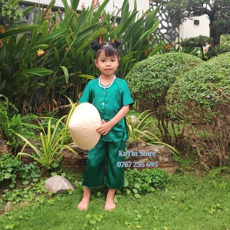 Bà ba cho bé - Xanh lục bảo