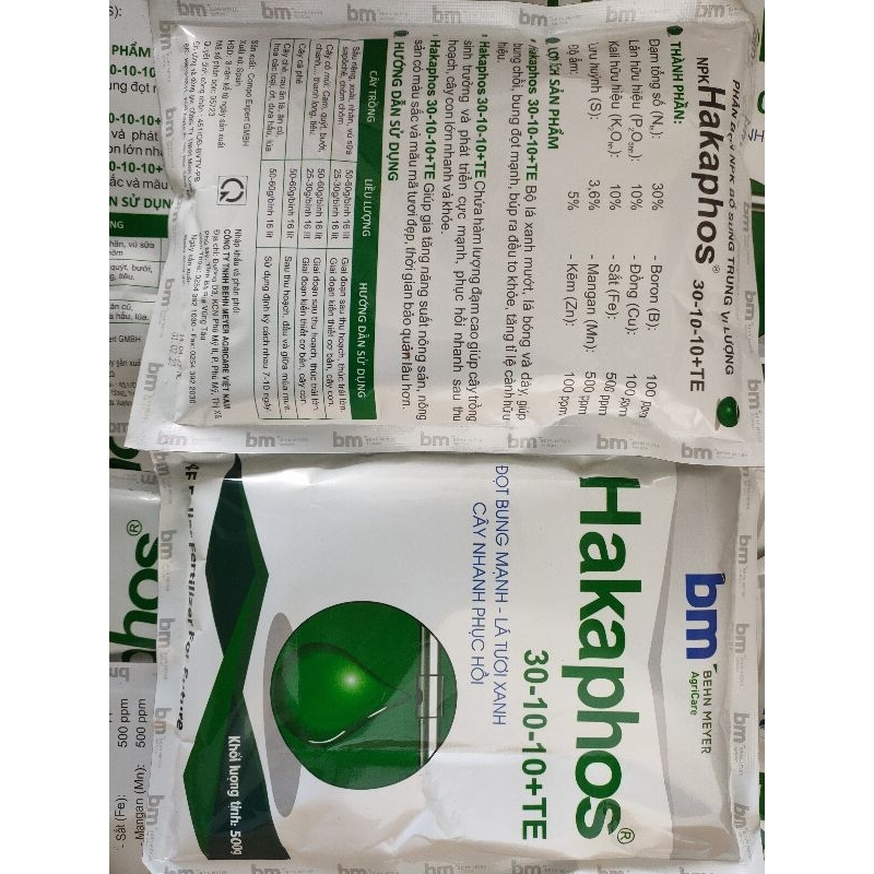 HaKaPhos 30 -  trung vi lượng 30-10-10+TE