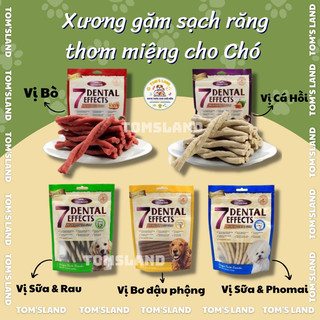 Xương gặm sạch răng thơm miệng cho chó 7 dental effects gói 160g