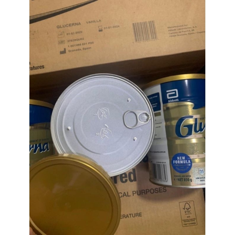 Sữa tiểu đường Glucerna hàng Chuẩn Úc, date 2025