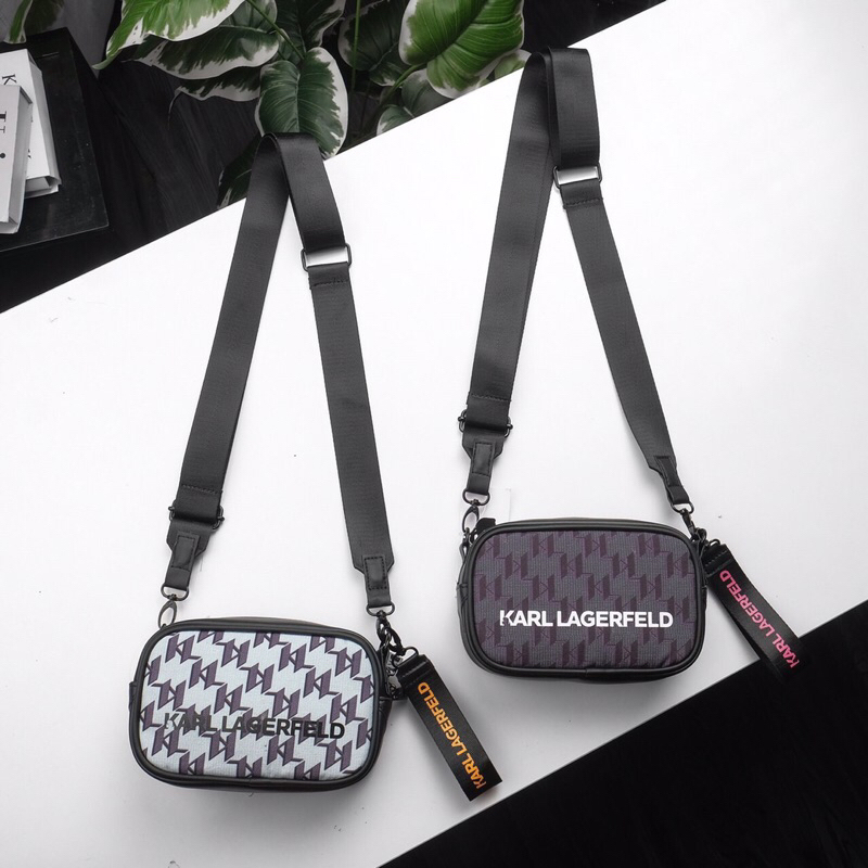 Túi Đeo Chéo Karl Monogram Nam Nữ Cao Cấp Chất Liệu Poly Chống Thấm | Bánh Mì Store | Túi Đeo Chéo Thời Trang Karl VNXK