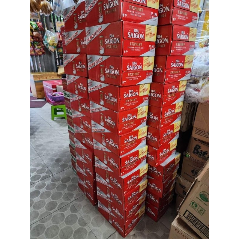 BIA SÀI GÒN EXPORT THÙNG 12 LON