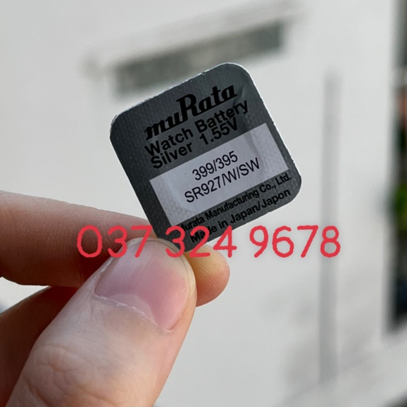 Hộp 1 viên pin cúc áo SONY - muRata SR927SW SR927W SR927 927 395 1,55V Pin đồng hồ