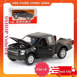 Xe mô hình bằng sắt Ford Ranger tỉ lệ 1:32 giá rẻ hãng MiniAuto màu đen
