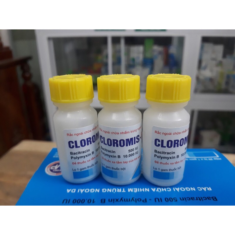 Bột rắc vết thương Cloromis - F (1lọ)