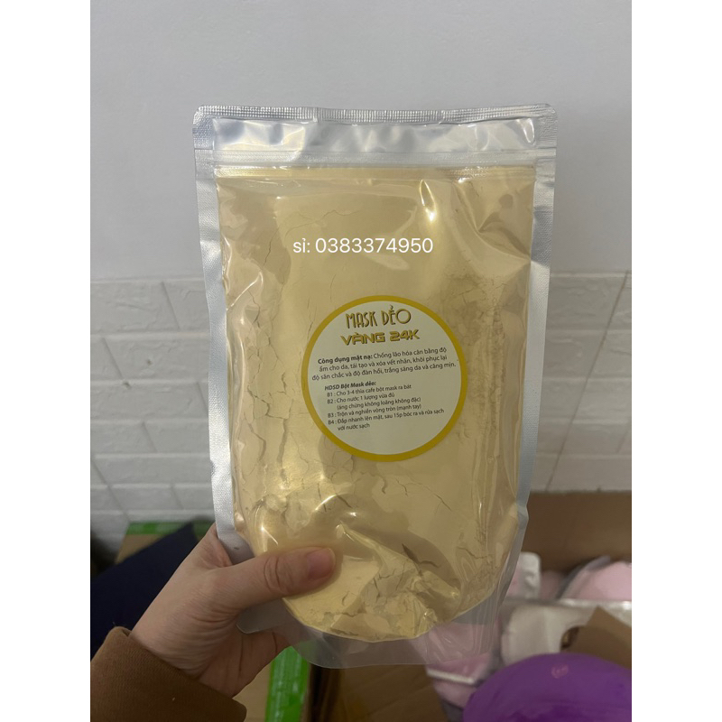 1kg mặt nạ dẻo vàng nano 24k