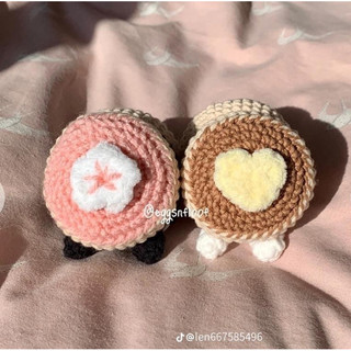Móc khoá bánh kẹp thỏ bunny(Ib chọn màu )
