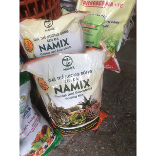 Đất sạch chuyên trồng Xương rồng 🌵 Sen đá Namix 5 dm3 nguyên gói (bao bì mới) 🌱