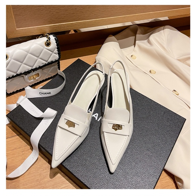 Slingbacks da lì gót 4.5cm sang chảnh shoes.de.amy